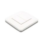 UBIWIZZ Interrupteur mural 2 touches - Blanc