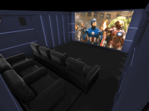 Projet salle cinema privée Lyon